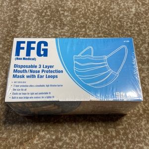 FFG non medical disposable 3 layer mouth/nose protection